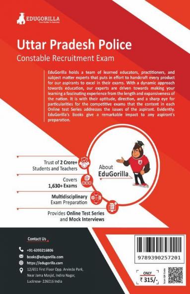 UP Police Constable Exam 2024 (English Edition) - 10 Practice Mock Tests and 2 Previous Year Papers (1800 Solved Questions) with Free Access to Online Tests
