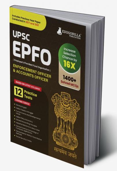 UPSC EPFO Enforcement Officer / Account Officer Recruitment Exam 2023 (English Edition) - 10 Mock Tests and 2 Previous Year Papers with Details Solutions with Free Access To Online Tests
