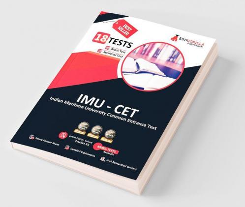 IMU CET 2024 : Indian Maritime University Common Entrance Test - 10 Mock Tests and 10 Sectional Tests (2400 Solved Questions) with Free Access to Online Tests