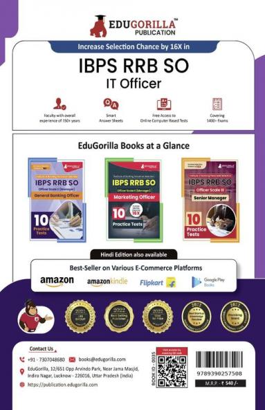 IBPS RRB SO IT Officer Scale II Exam 2024 (English Edition) - 10 Full Length Practice Mock Tests (2400+ MCQs) with Free Access to Online Test Series