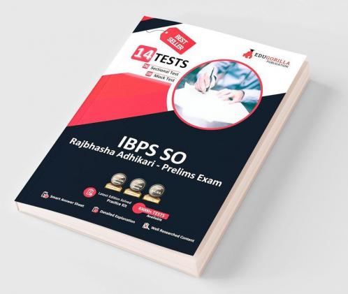 IBPS SO Rajbhasha Adhikari (Scale I) Prelims Exam 2023 (English Edition) - 8 Mock Tests and 6 Sectional Tests (1500 Solved Questions) with Free Access To Online Tests