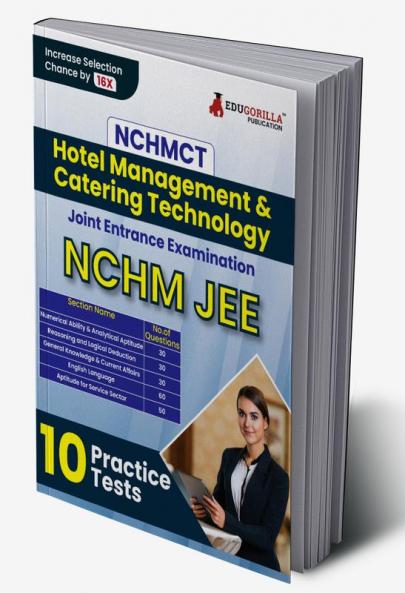 NCHMCT JEE 2024 (English Edition) | NCHM - National Council of Hotel Management Joint Entrance Examination - 10 Mock Tests (2000 Solved MCQs) with Free Access to Online Tests