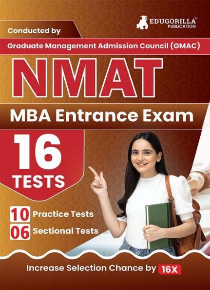 NMAT 2023 (NMIMS Management Aptitude Test) - 10 Practice Tests and 6 Sectional Tests (1200+ Solved MCQs) with Free Access to Online Tests