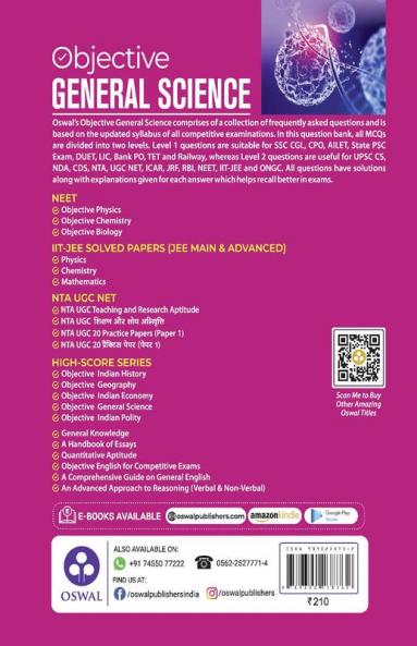 Objective General Science For Competitive Examinations
