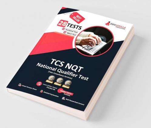 TCS NQT 2024 : National Qualifier Test - 16 Mock Tests (Part A and B) and 12 Sectional Tests (1000 Solved Questions) with Free Access to Online Tests