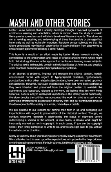 Mashi And Other Stories