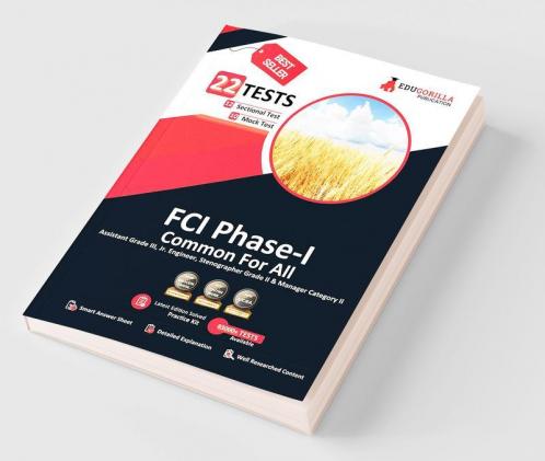 FCI Phase 1 Exam 2023 : Non-Executive and Manager Category II (English Edition) - 10 Mock Tests and 12 Sectional Tests (1500 Solved Questions) with Free Access to Online Tests