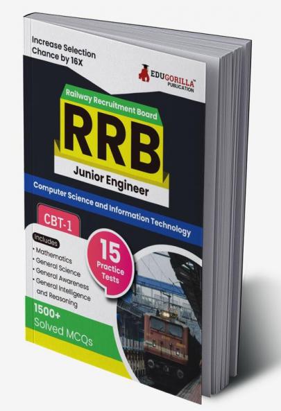 Edugorilla RRB JE IT (Information Technology) CBT-1 Book 2023 (English Edition) - 15 Full Length Mock Tests (1500 Solved Questions) with Free Access to Online Tests