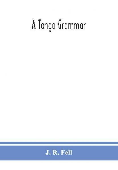 A Tonga grammar