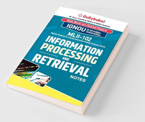 MLII-102 Information Processing and Retrieval