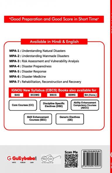 MPA-002 UNDERSTANDING MANMADE DISASTERS