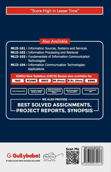 MLII-103 Fundamentals of Information Communication Technologies