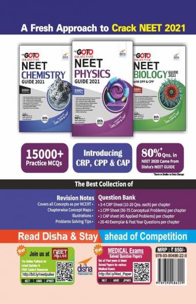 GO TO Objective NEET 2021 Chemistry Guide 8th Edition