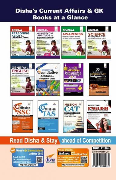 The Yearly Current Affairs 2021 for Competitive Exams 6th Edition