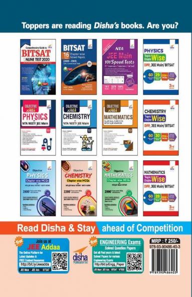 BITSAT 12 Year-wise Solved Papers (2020 - 2009) 3rd Edition