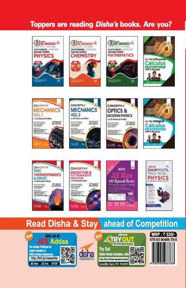 TARGET JEE Advanced 2021 (Solved Papers 2013 - 2020 + 5 Mock Tests Papers 1 & 2) 15th Edition
