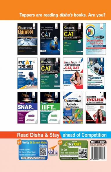 Target XAT 2022 (Past Papers 2005 - 2021 + 5 Mock Tests) 13th Edition
