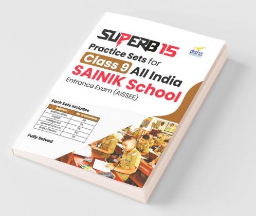 SuperB 15 Practice Sets for Class 9 All India SAINIK School Entrance Exam (AISSEE)