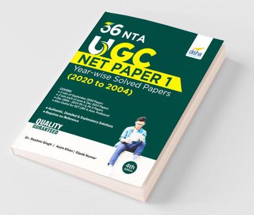 36 NTA UGC NET Paper 1 Year-wise Solved Papers (2020 to 2004) 4th Edition