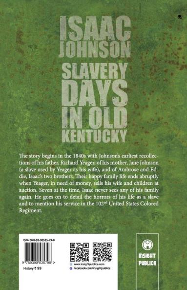Slavery Days In Old Kentucky