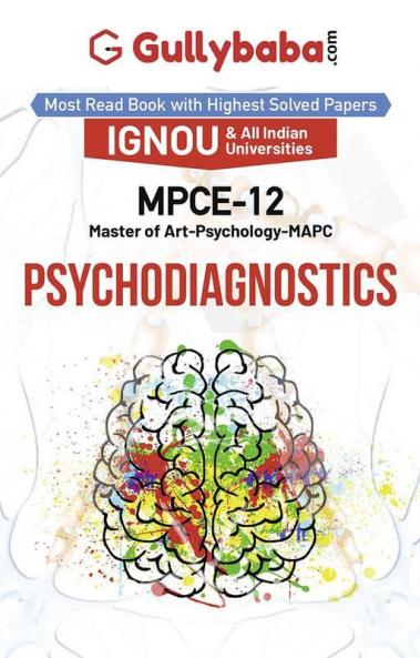 MPCE-012 PSYCHODIAGNOSTICS