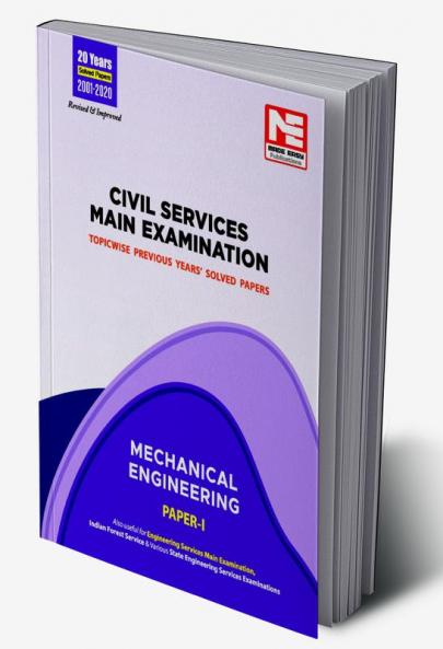 CSE Mains 2021: Mechanical Engg. Sol. Papers-Vol-1