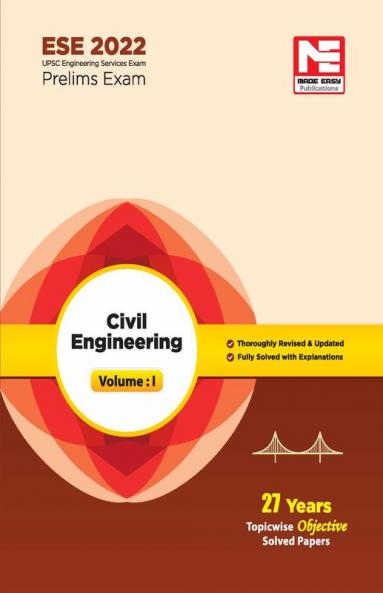 ESE 2022: Preliminary Exam: Civil Engineering Objective Solved Papers Vol-I