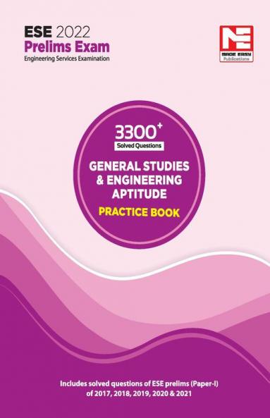 ESE 2022 Prelims : 3300+ MCQ Practice book for GS and English Aptitude