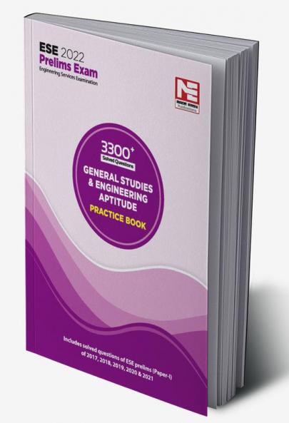 ESE 2022 Prelims : 3300+ MCQ Practice book for GS and English Aptitude