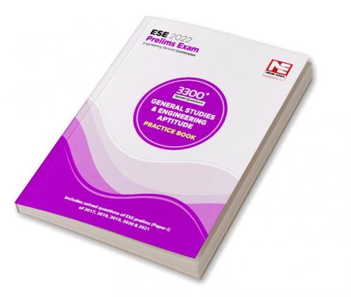 ESE 2022 Prelims : 3300+ MCQ Practice book for GS and English Aptitude