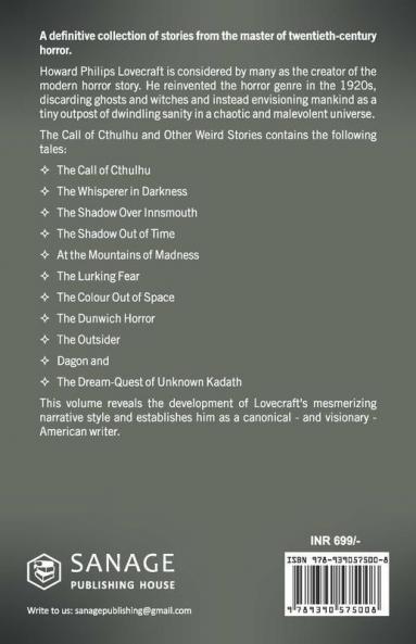 The Call Of Cthulhu and Other Weird Tales