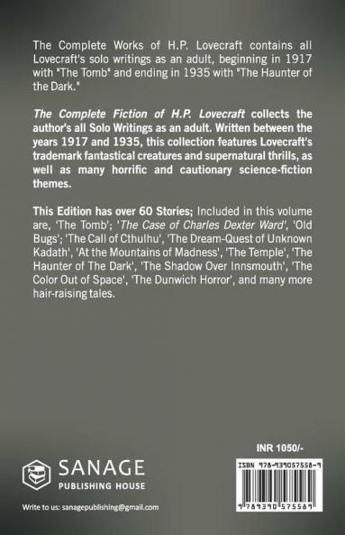 The Complete Works of H. P. Lovecraft