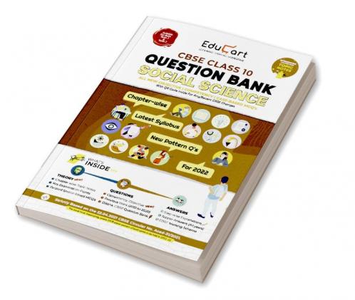 Educart Term 1 & 2 SOCIAL SCIENCE Class 10 CBSE Question Bank 2022 (Based on New MCQs Type Introduced in Latest CBSE Sample Paper 2021)