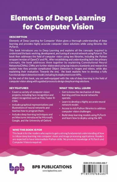 Elements of Deep Learning for Computer Vision