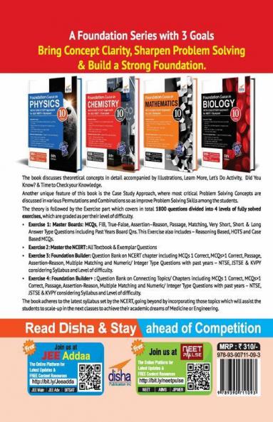 Foundation Course in Biology for NEET/ Olympiad Class 10 with Case Study Approach - 5th Edition