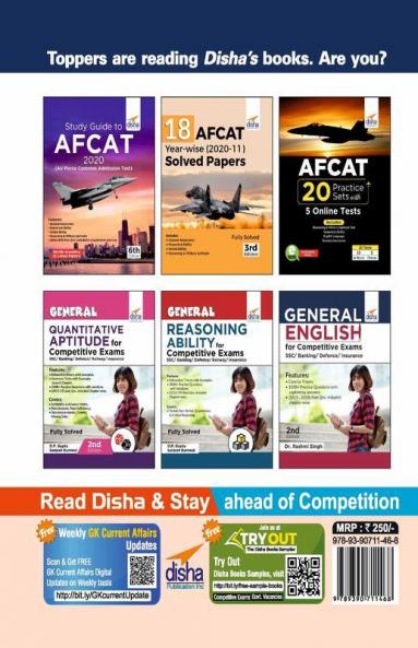 AFCAT Topic-wise Solved Papers (2011 - 21) with 5 Practice Sets 7th Edition
