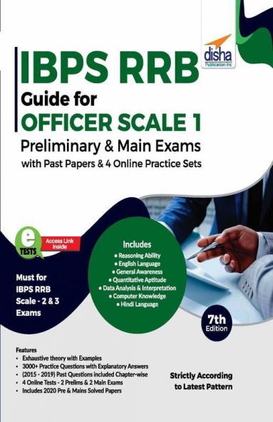 IBPS RRB Guide for Officer Scale 1 Preliminary & Main Exams with Past Papers & 4 Online Practice Sets 7th Edition