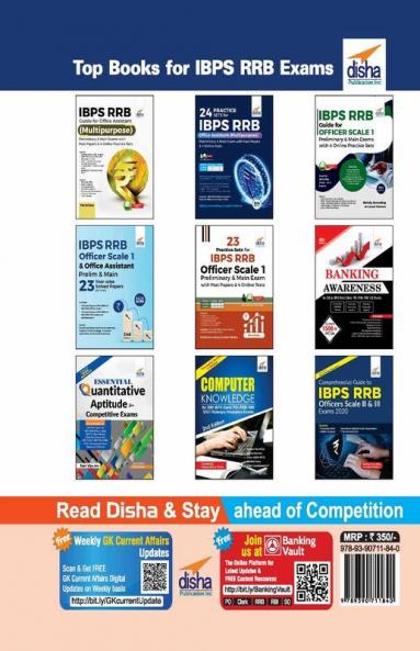 IBPS RRB Officer Scale 1 & Office Assistant Prelim & Main 23 Year-wise Solved Papers (2013 - 20) 2nd Edition