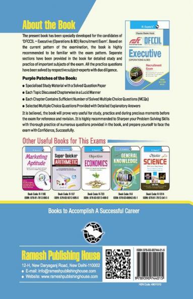 DFCCIL : Executive & Multi Tasking Staff (MTS) 1st Stage CBT Recruitment Exam Guide