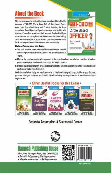 SBI : Circle Based Officer (CBO) Recruitment Exam Guide