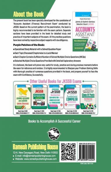 JKSSB: Accounts Assistant (Finance) Recruitment Exam Guide