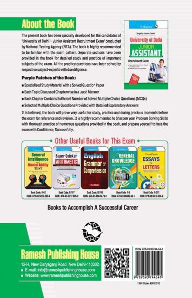 University of Delhi - Junior Assistant Recruitment Exam Guide