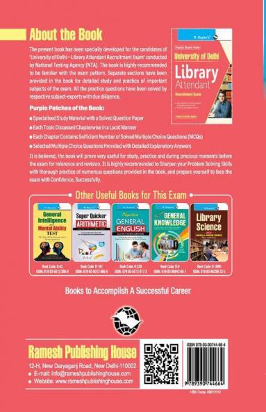 University of Delhi : Library Attendant Recruitment Exam Guide
