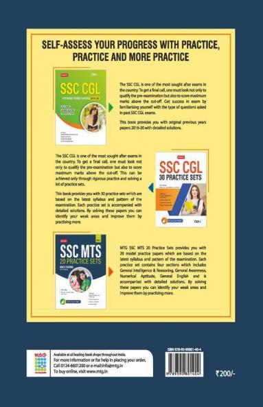 SSC MTS 20 Practice Sets