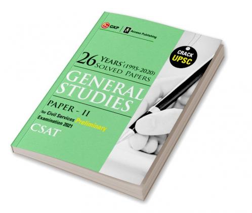 UPSC 2021 : General Studies Paper II CSAT 2021 : 26 Years Solved Papers 1995-2020