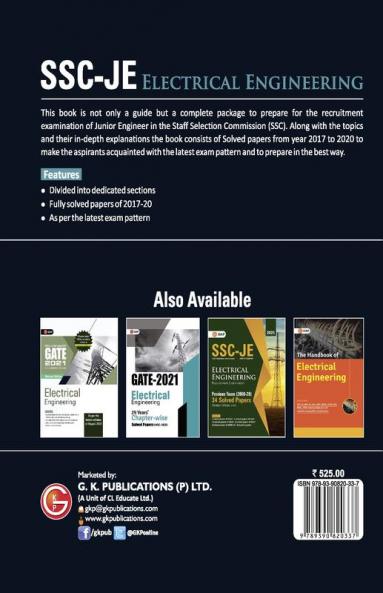 SSC 2021 Junior Engineers - Electrical Engineering - Guide