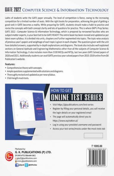 GATE 2022 Computer Science and Information Technology - Guide