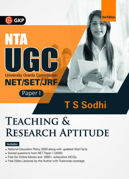 NTA UGC (NET/SET/JRF ) 2021 Paper I - Teaching & Research Aptitude 2ed by T.S. Sodhi