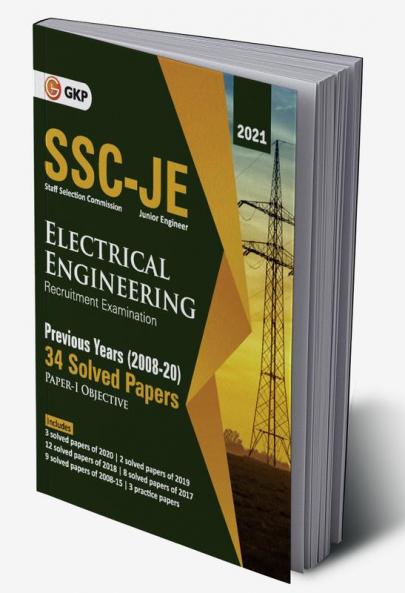 Ssc 2021 Junior Engineers Paper I Electrical Engineering 34 Previous Years Solved Papers (2008-20)