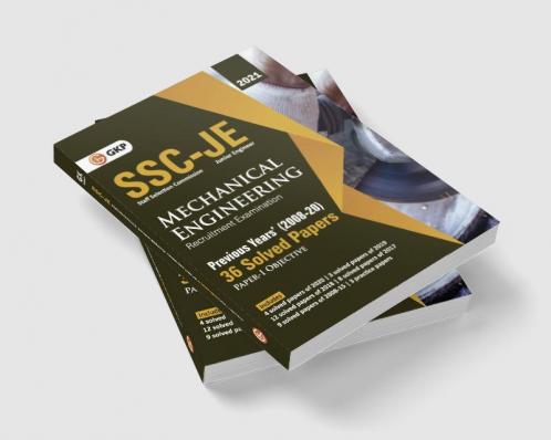 Ssc 2021 Junior Engineers Paper I Mechanical Engineering 36 Previous Years Solved Papers (2008-20)